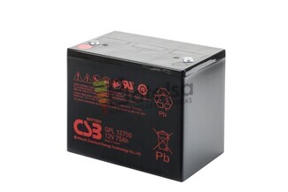 Batera CSB GPL12750 12 Voltios 75 Amperios Larga Vida